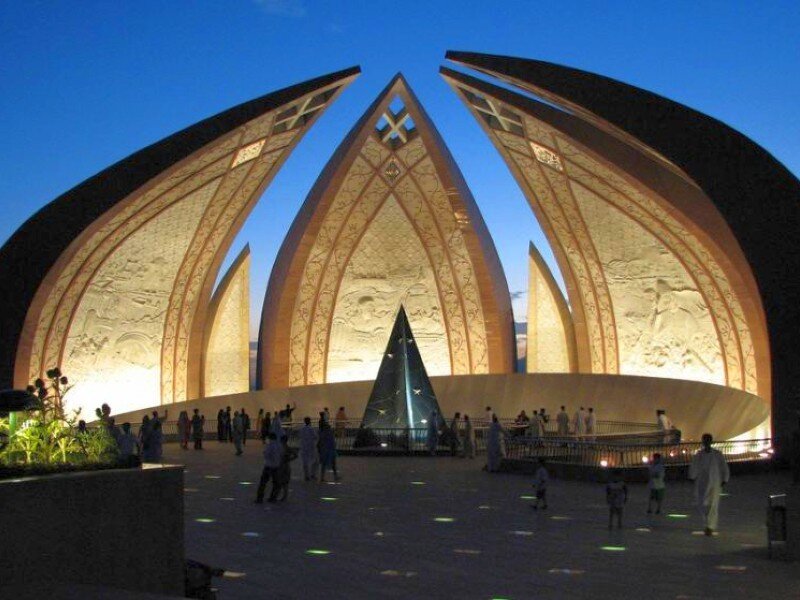 Pakistani Monument at Dusk