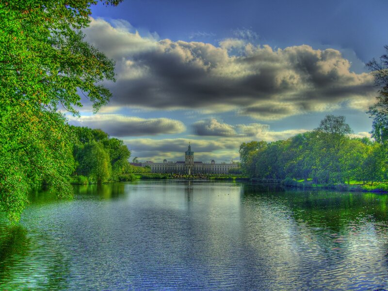 Palace Across a Lake