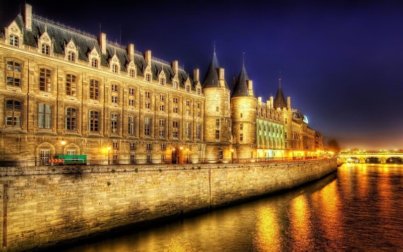 Palace Along River