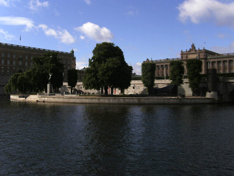 Palace and River Scene