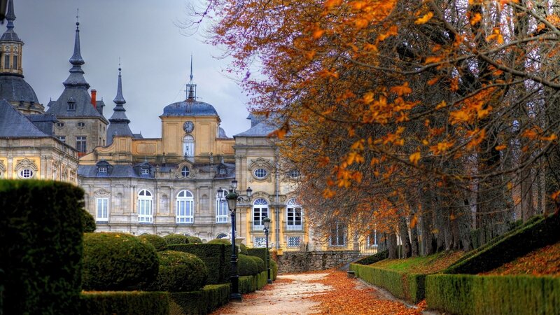 Palace in Autumn — Orange