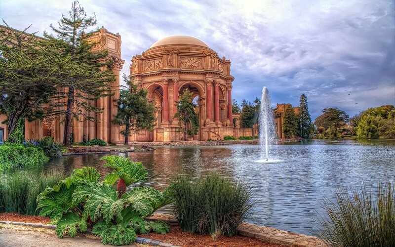 Palace of Fine Arts — Blue, Dramatic