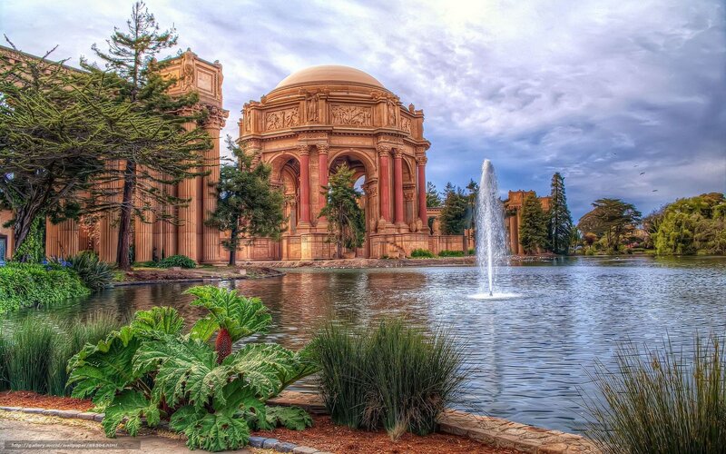 Palace of Fine Arts — Blue