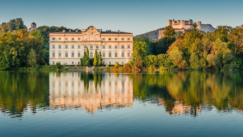 Palace on Lake Shore — Blue