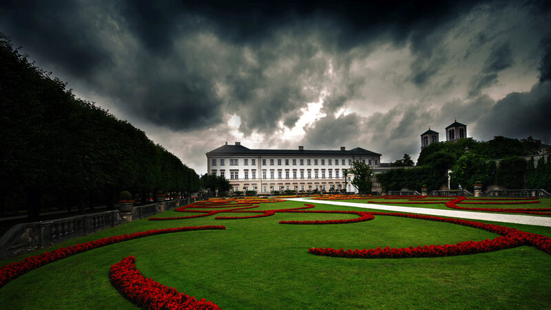 Palace with Formal Garden