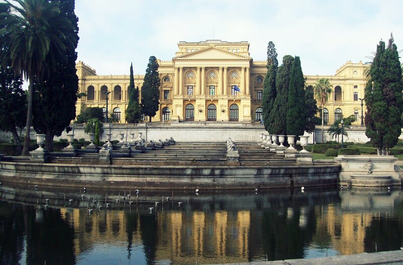 Palace with Fountain — Yellow