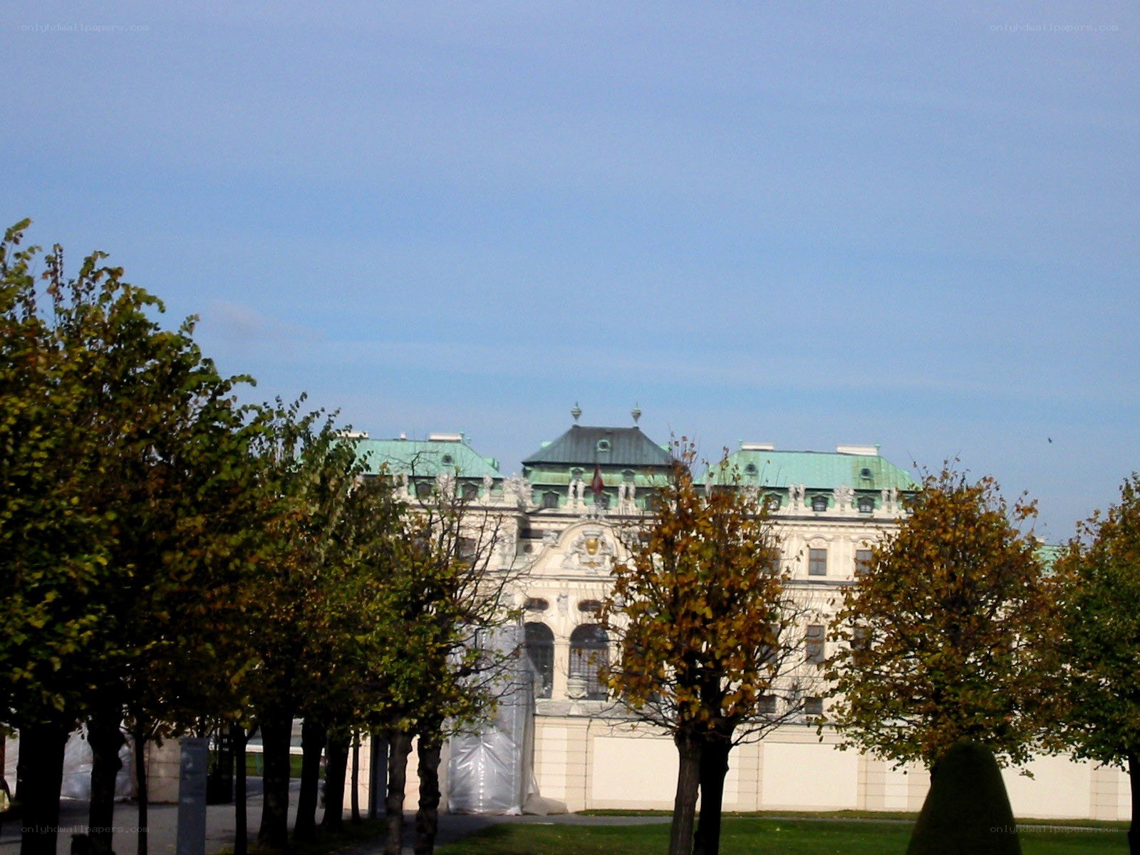 palace with green roof