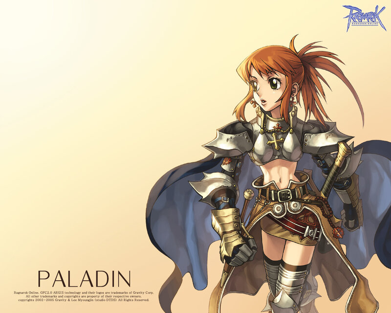 Paladin character from Ragnarok Online