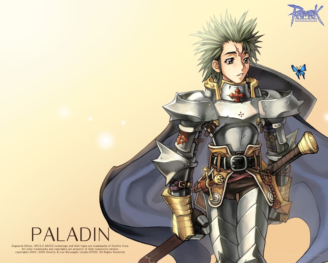 Paladin character from Ragnarok Online