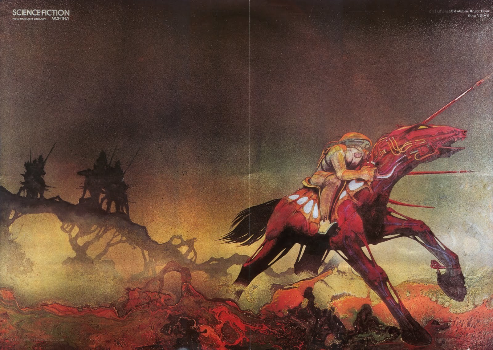 Paladin on a red steed