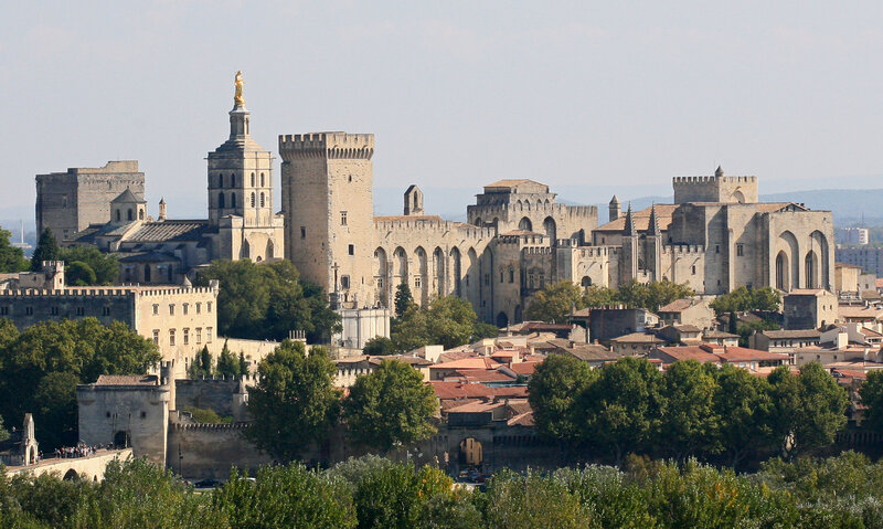 Palais Des Papes in Avignon — Beige