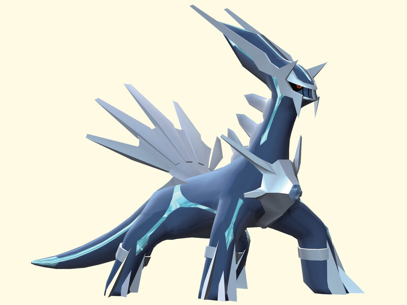 Palkia in a Dynamic Pose