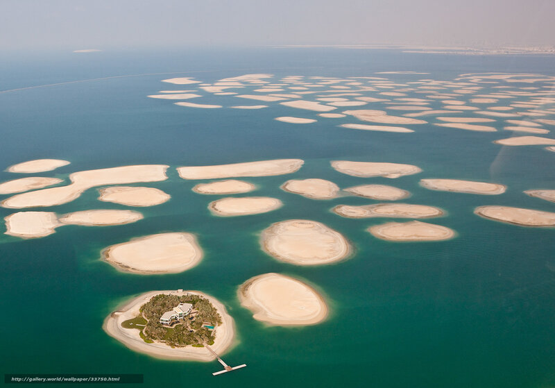 Palm Jumeirah aerial view
