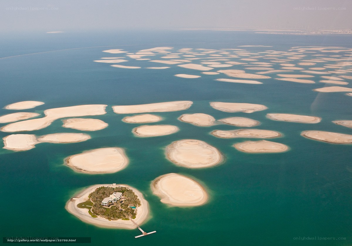 Palm Jumeirah aerial view