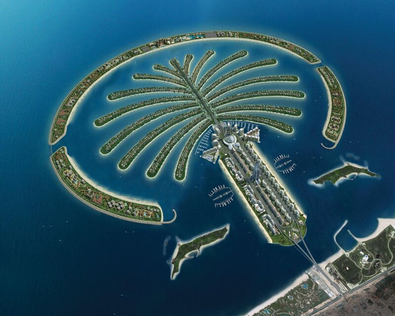 Palm Jumeirah Island — Blue, Serene