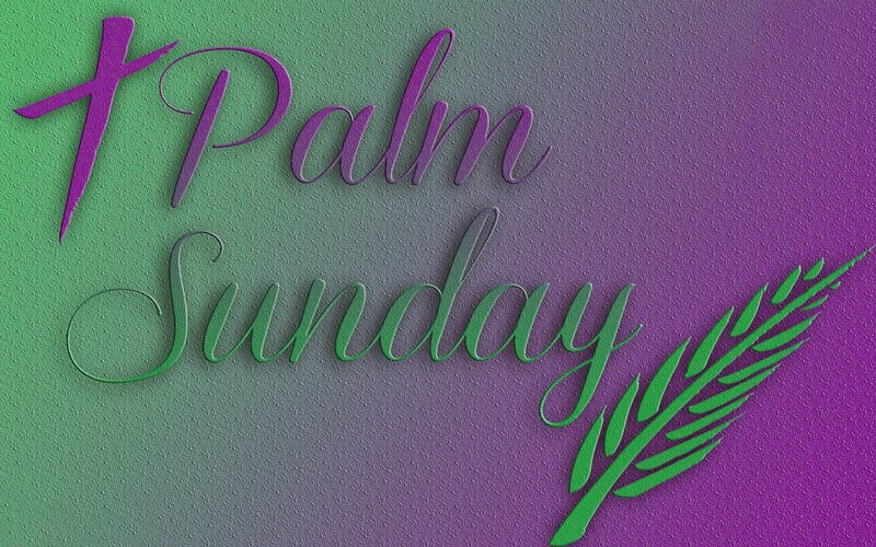 Palm Sunday Text — Green