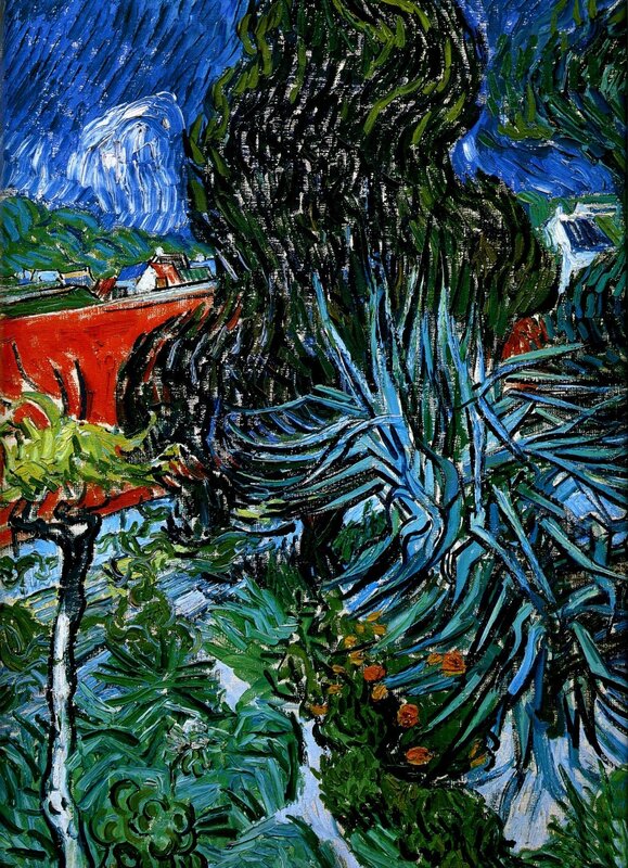 Palm Tree in Garden — Green, Dramatic