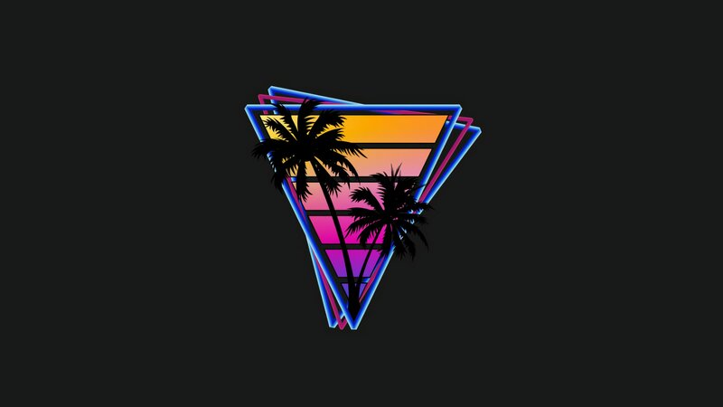 Palm Trees in Triangle