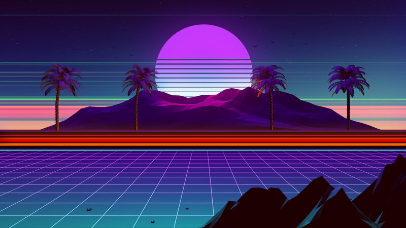 Palm Trees on Grid