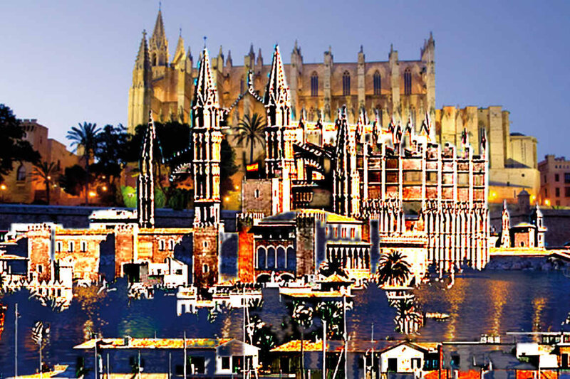 Palma Cathedral at Dusk