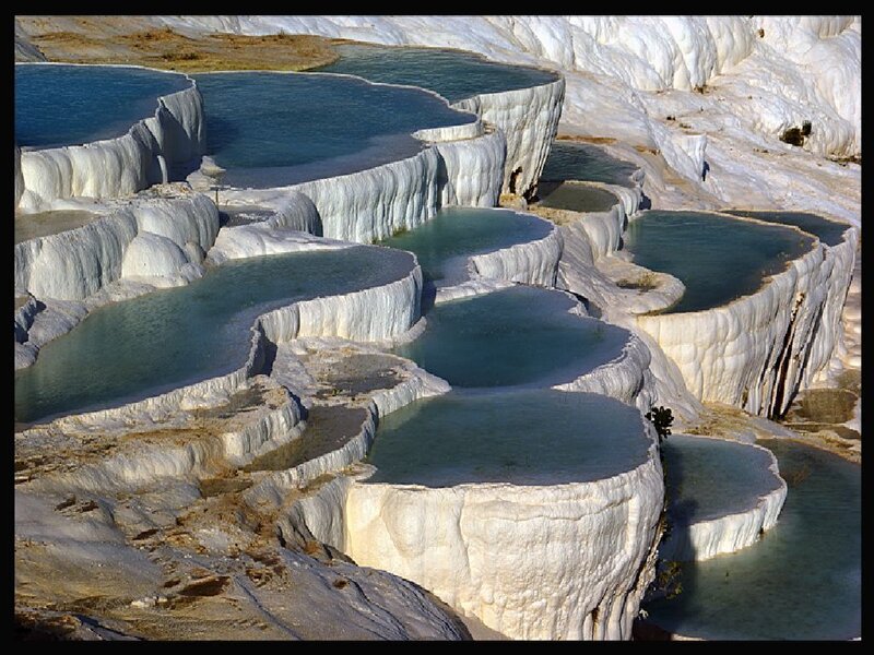 Pamukkale travertine pools