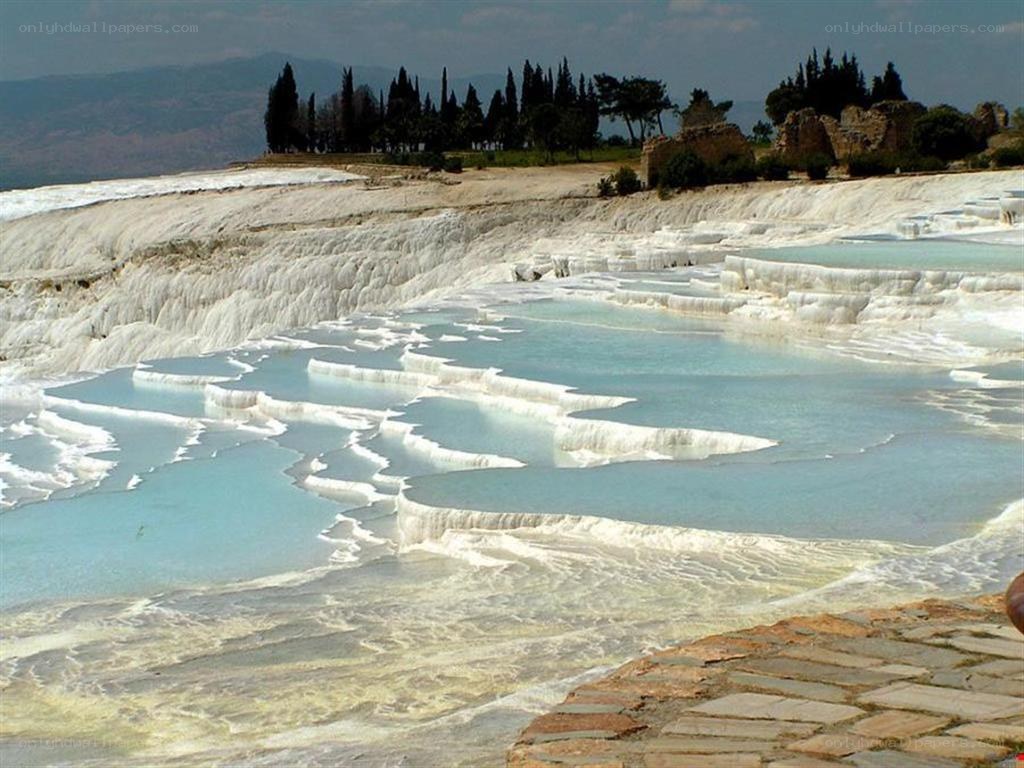 Pamukkale travertine terraces