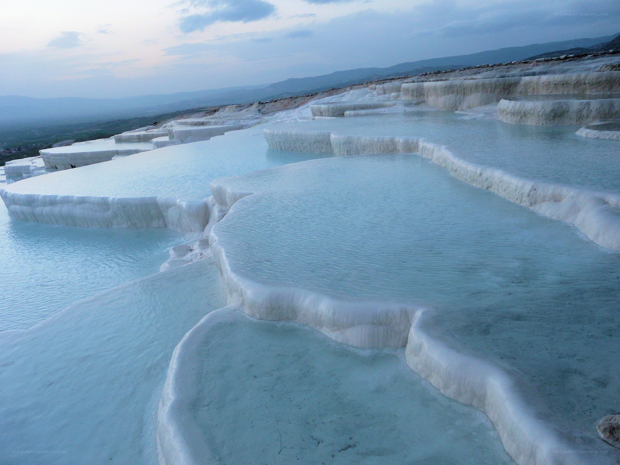 Pamukkale travertine terraces