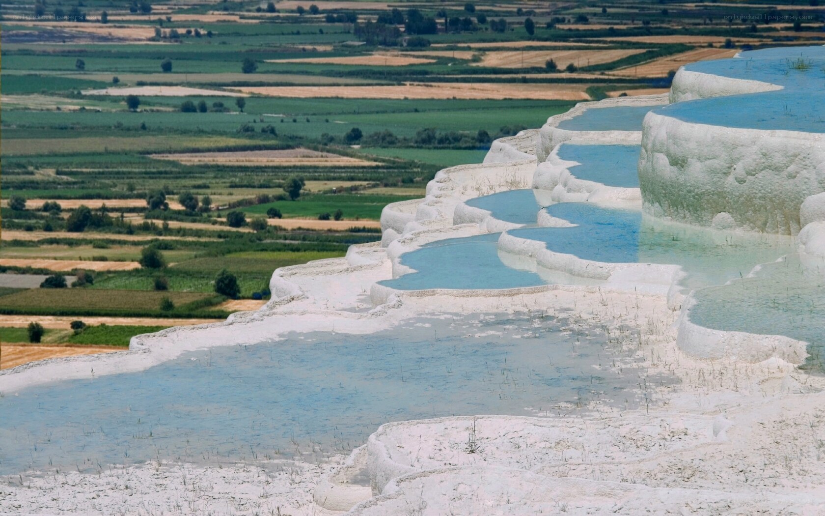 Pamukkale travertine terraces
