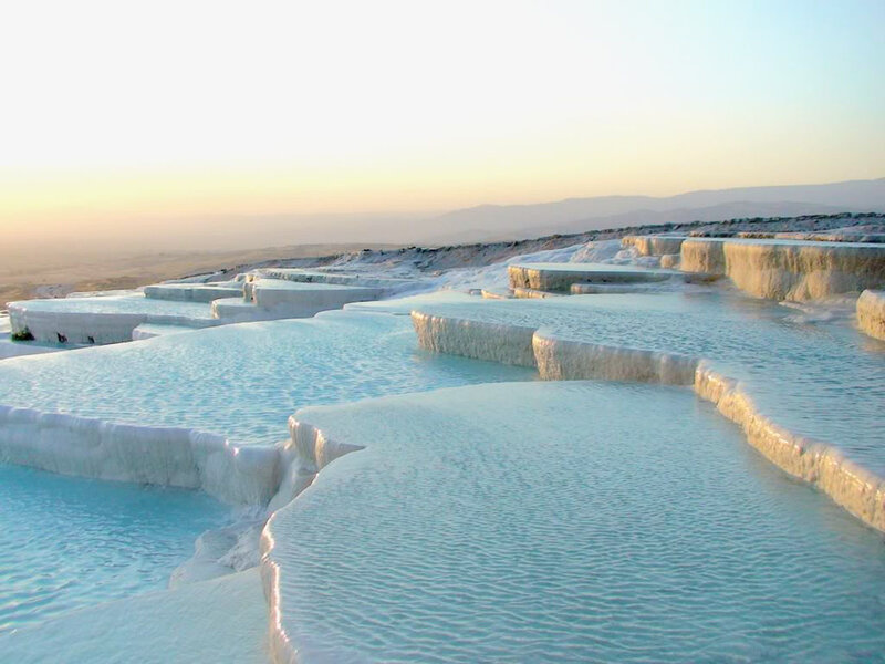 Pamukkale travertine terraces