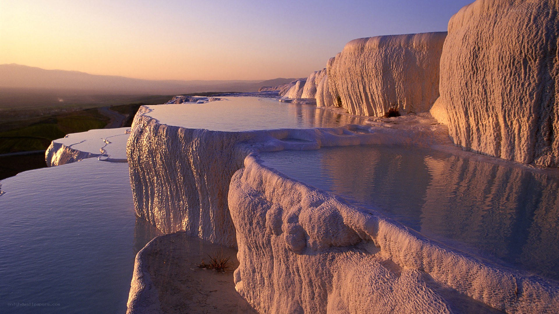 Pamukkale travertine terraces