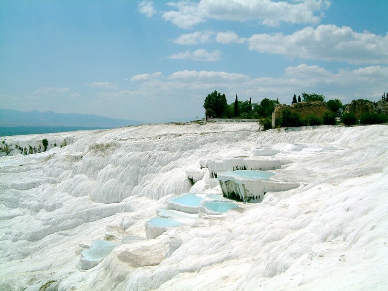 Pamukkale travertine terraces