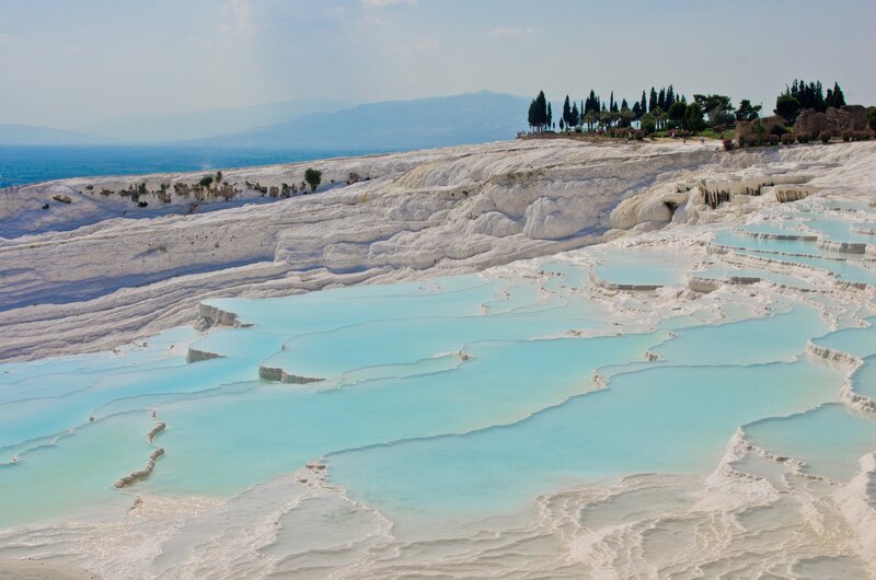 Pamukkale travertine terraces