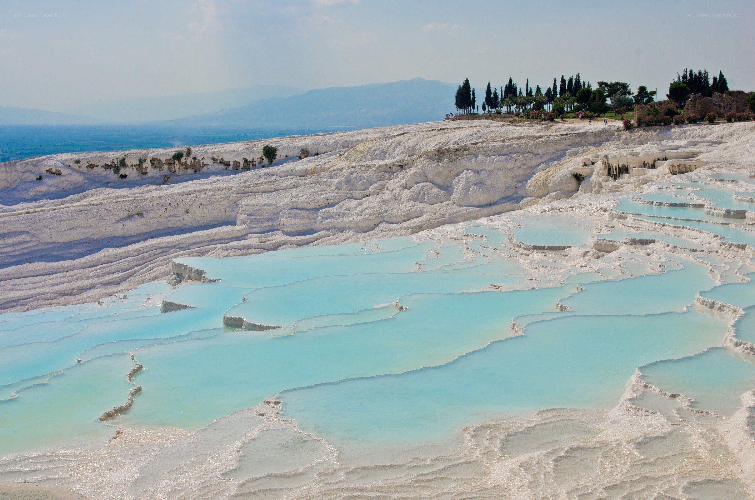 Pamukkale travertine terraces
