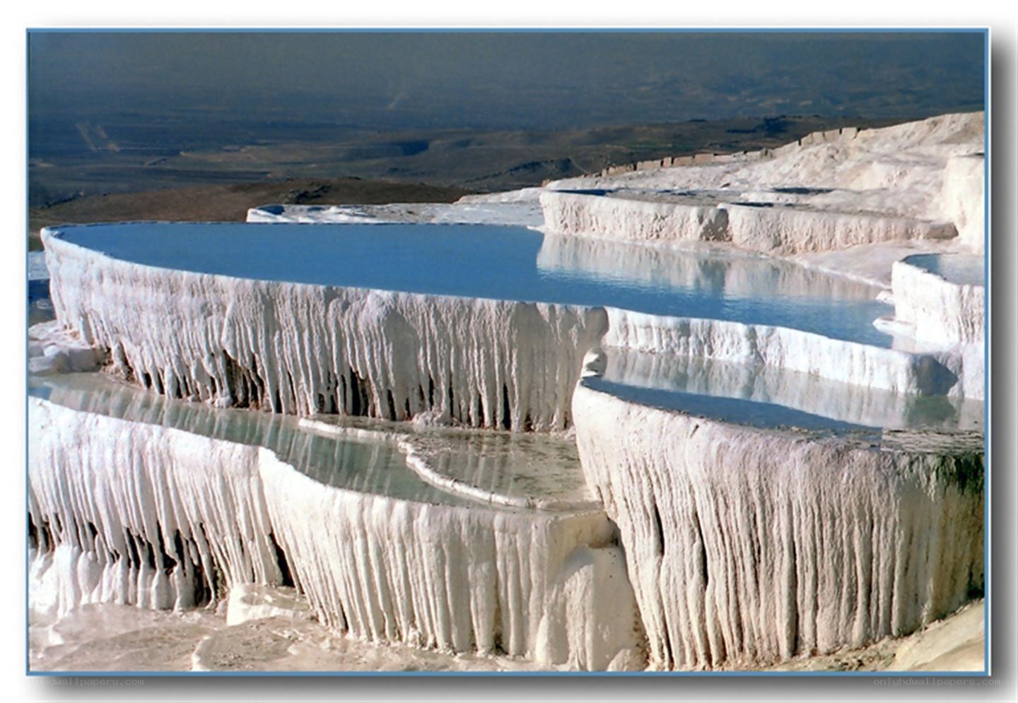 Pamukkale travertine terraces