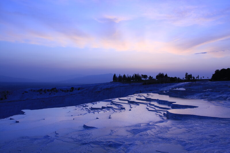 Pamukkale Travertines — Blue
