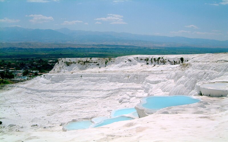 Pamukkale Travertines — White, Serene