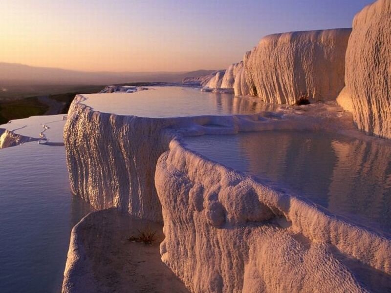 Pamukkale Travertines — White