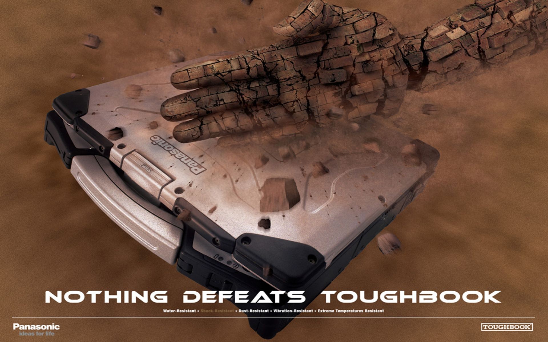 Panasonic Toughbook durability ad