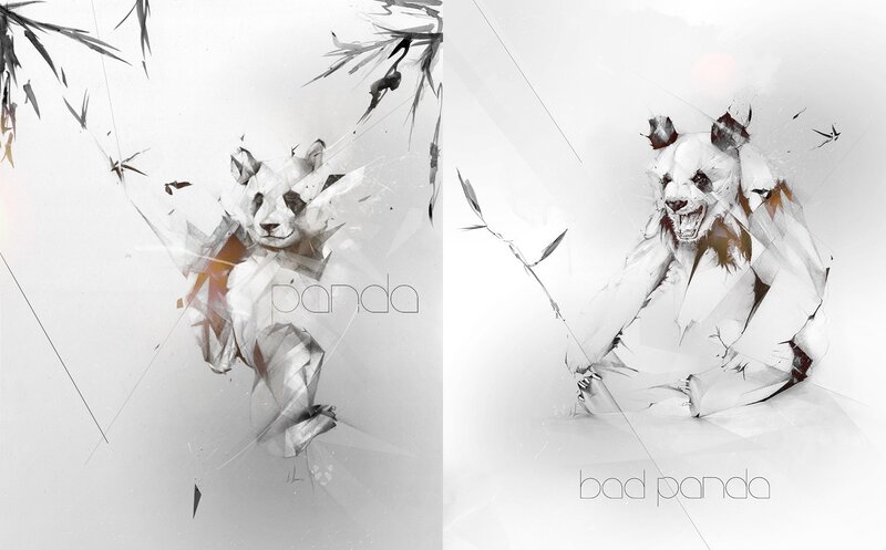 Panda and Bad Panda artwork