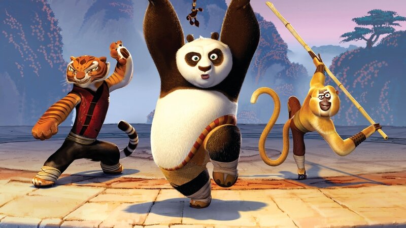 Panda and Two Animals