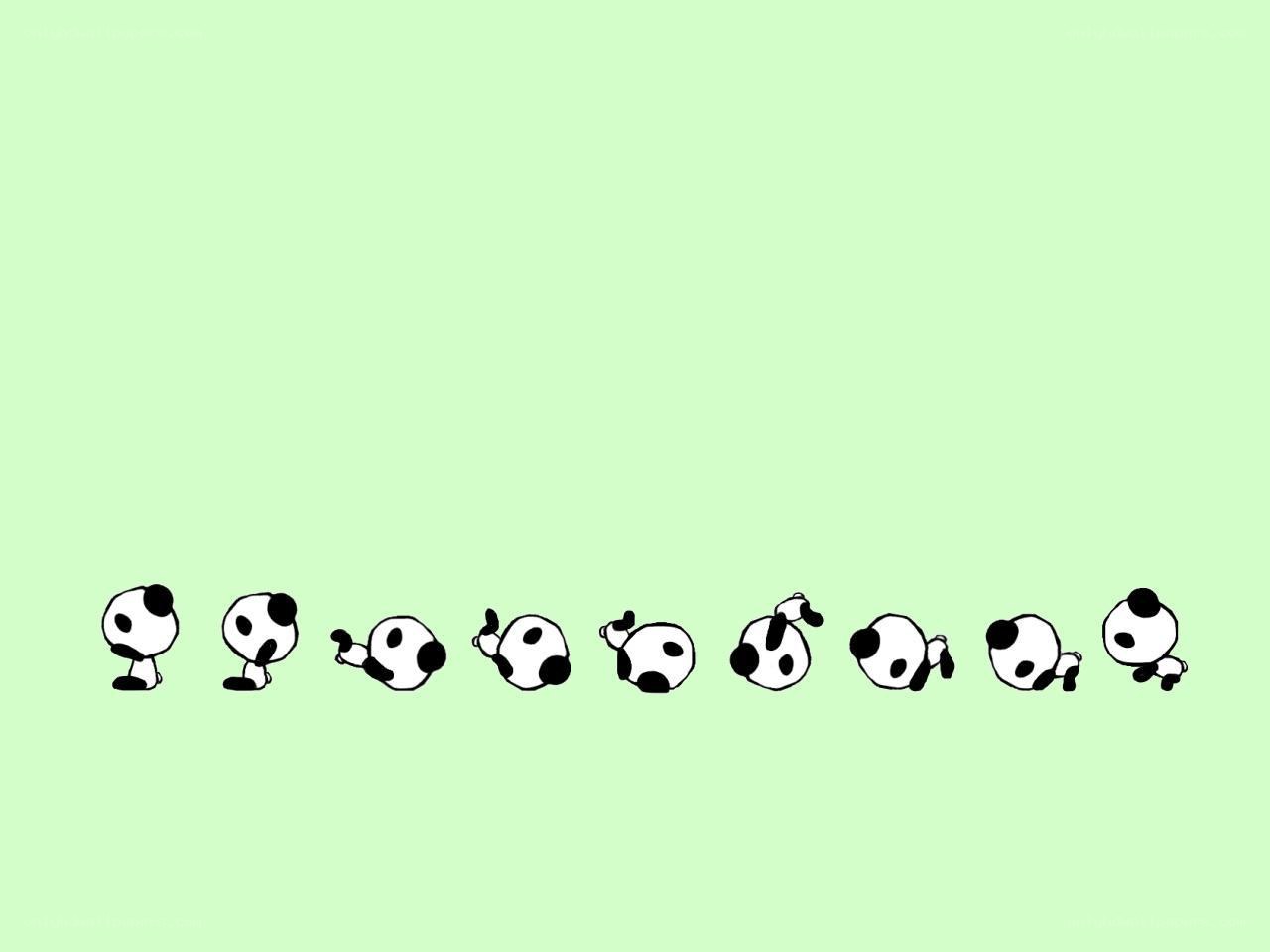 panda character animation sequence