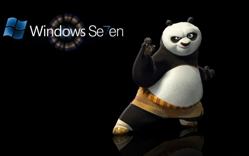 Panda Character in Martial Arts Pose