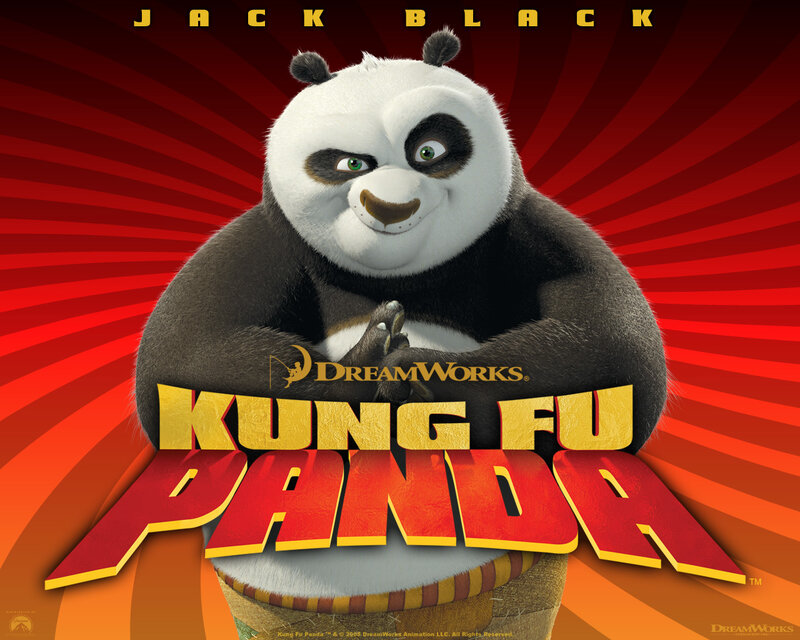 Panda Character — Red, Confident