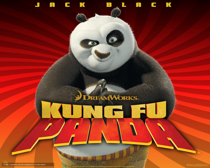 Panda Character — Red