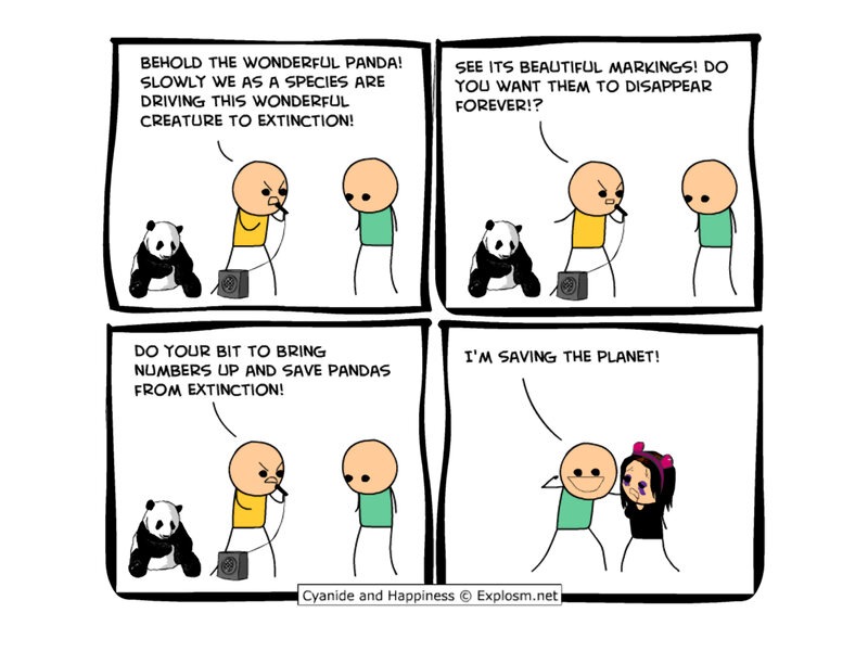 Panda Conservation Comic