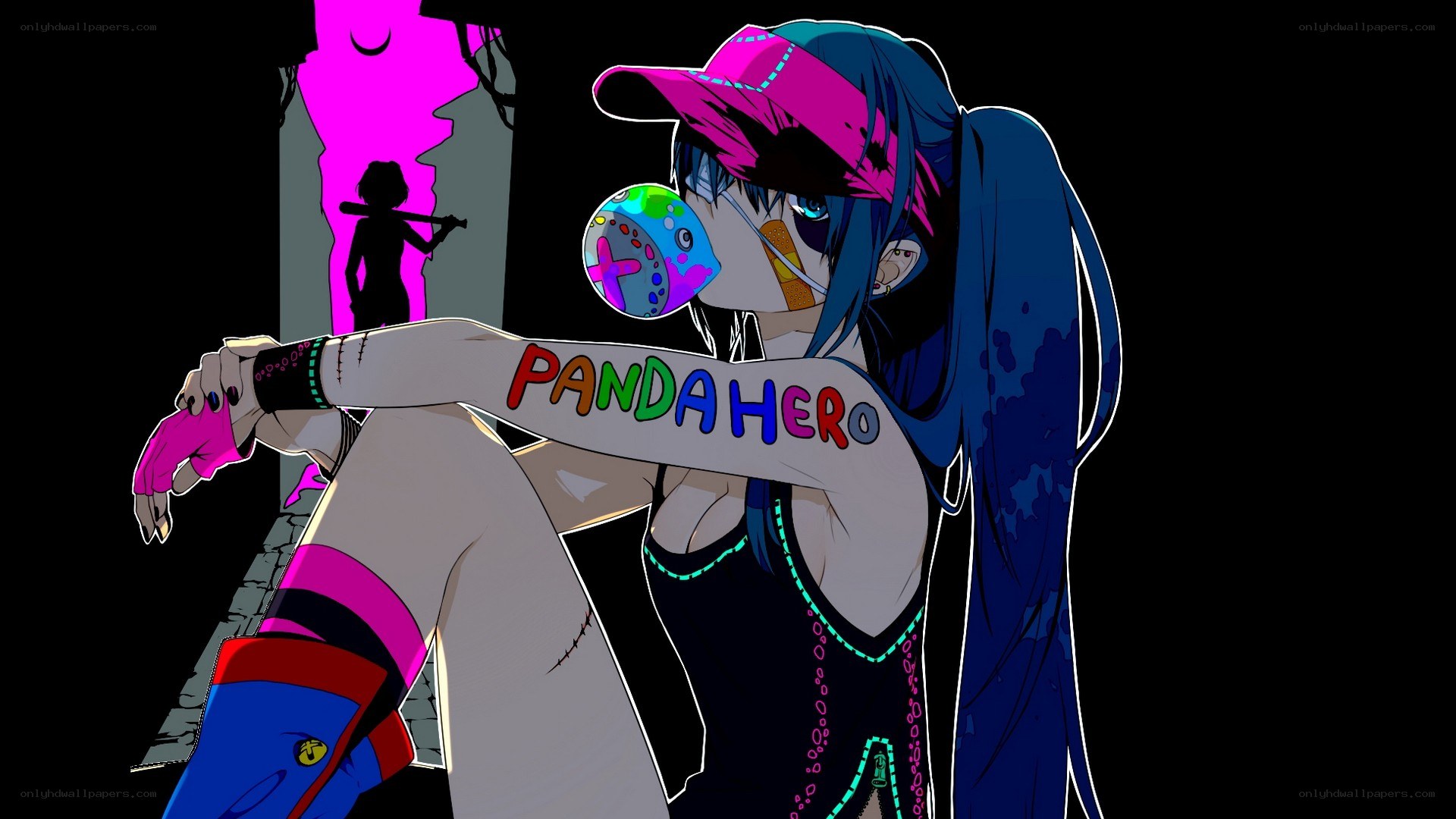 Panda Hero anime character