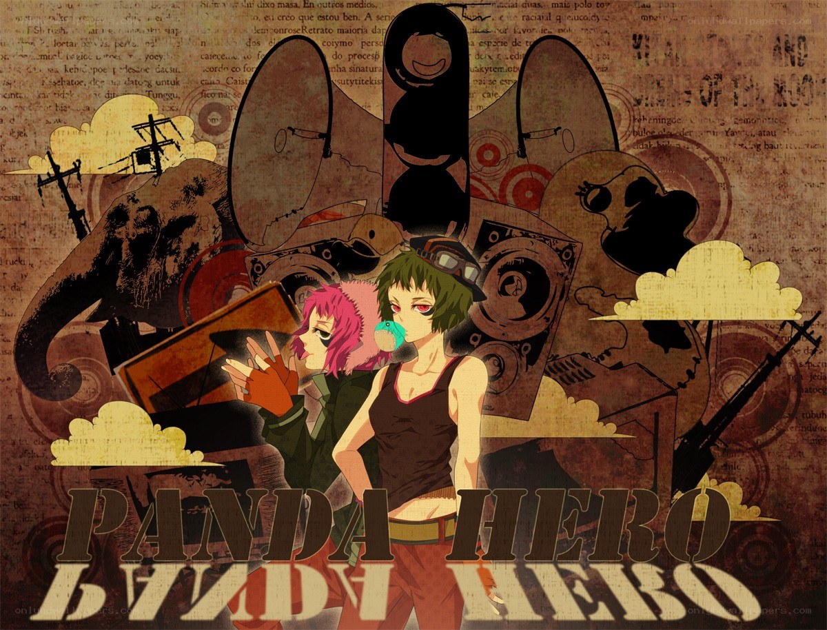 Panda Hero band art