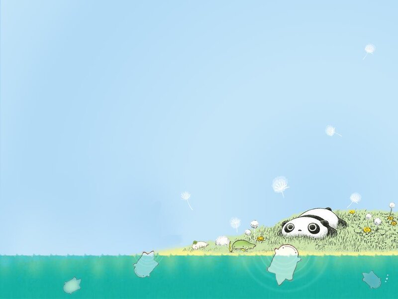 Panda in Grass