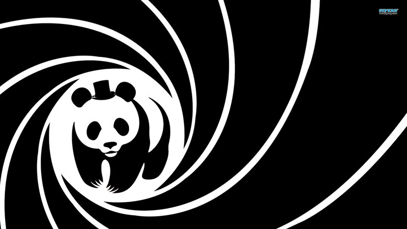 Panda in Gun Barrel