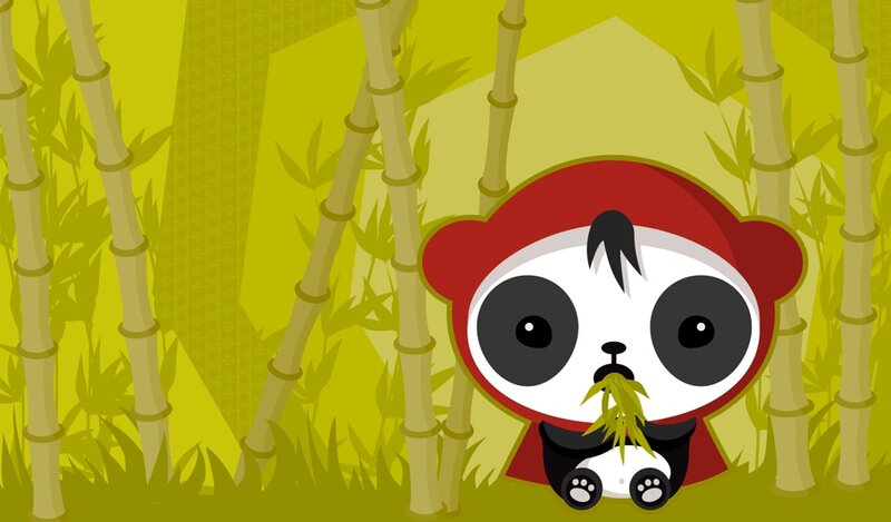 Panda in Red Hood